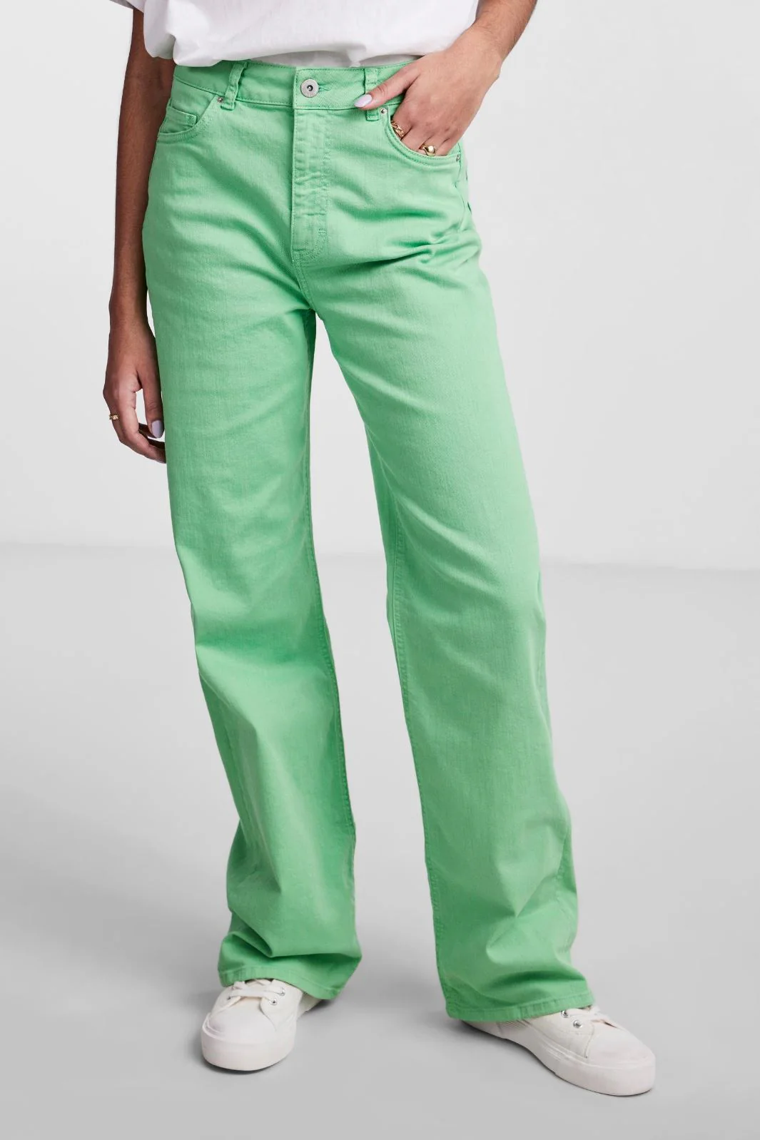 Pieces Pcholly Hw Wide Jeans