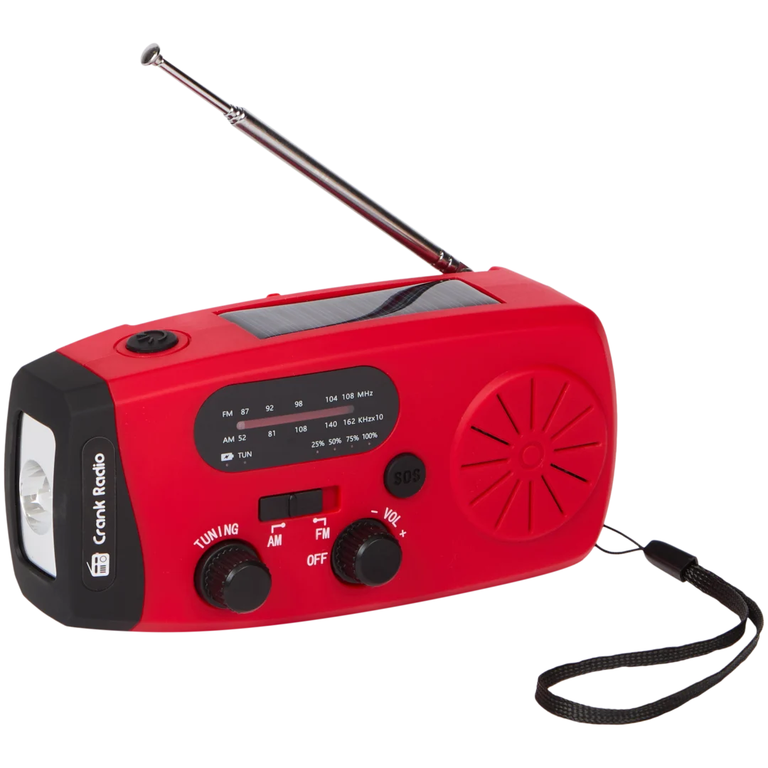 Solar noodradio 28 x 12 cm