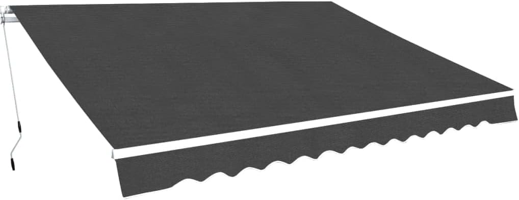 Kangmusi Gelenkarmmarkise 450 cm Anthrazit, Anthrazit 275568