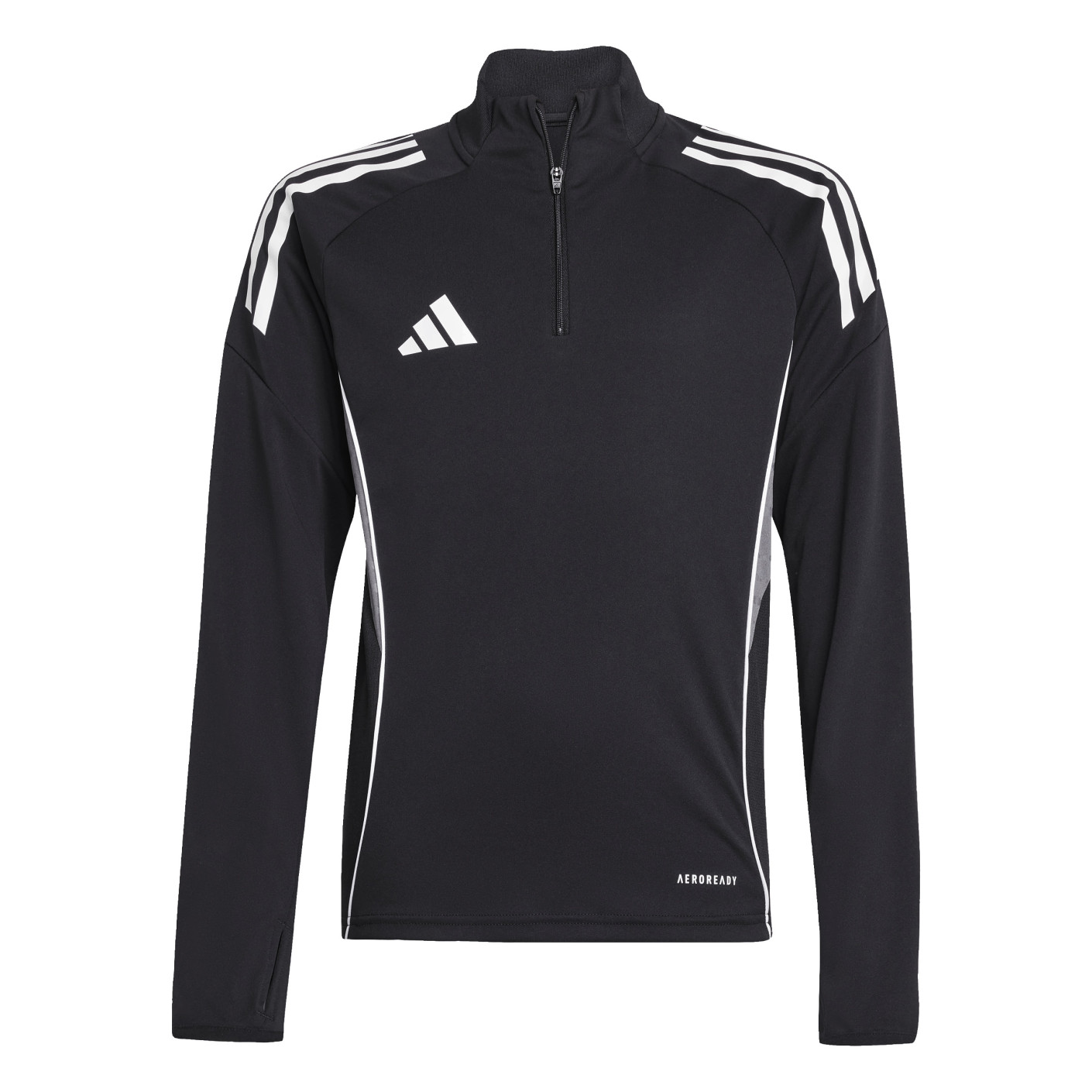 Adidas Tiro 25 Competition Trainingstrui 1/4-Zip Kids Zwart Wit Grijs