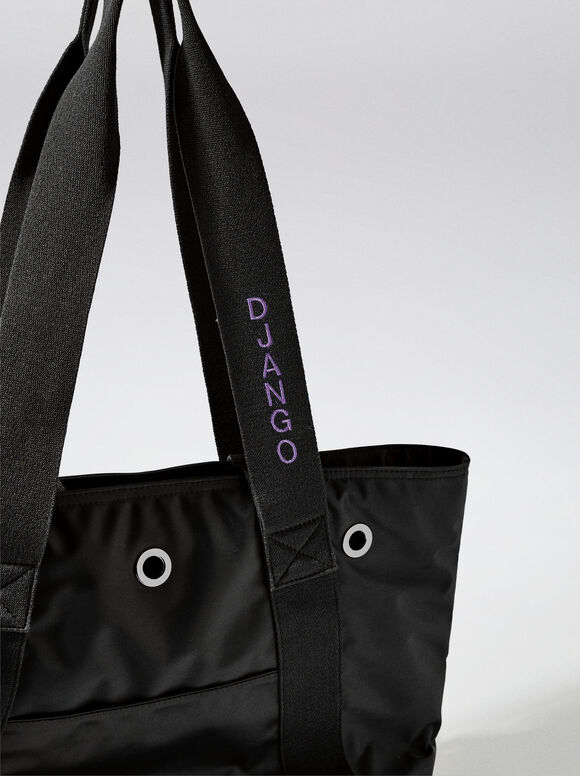 Transportadora para animais de estimação personalizável - Preta