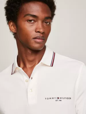 Polo Slim de Manga Comprida com Detalhe Exclusivo