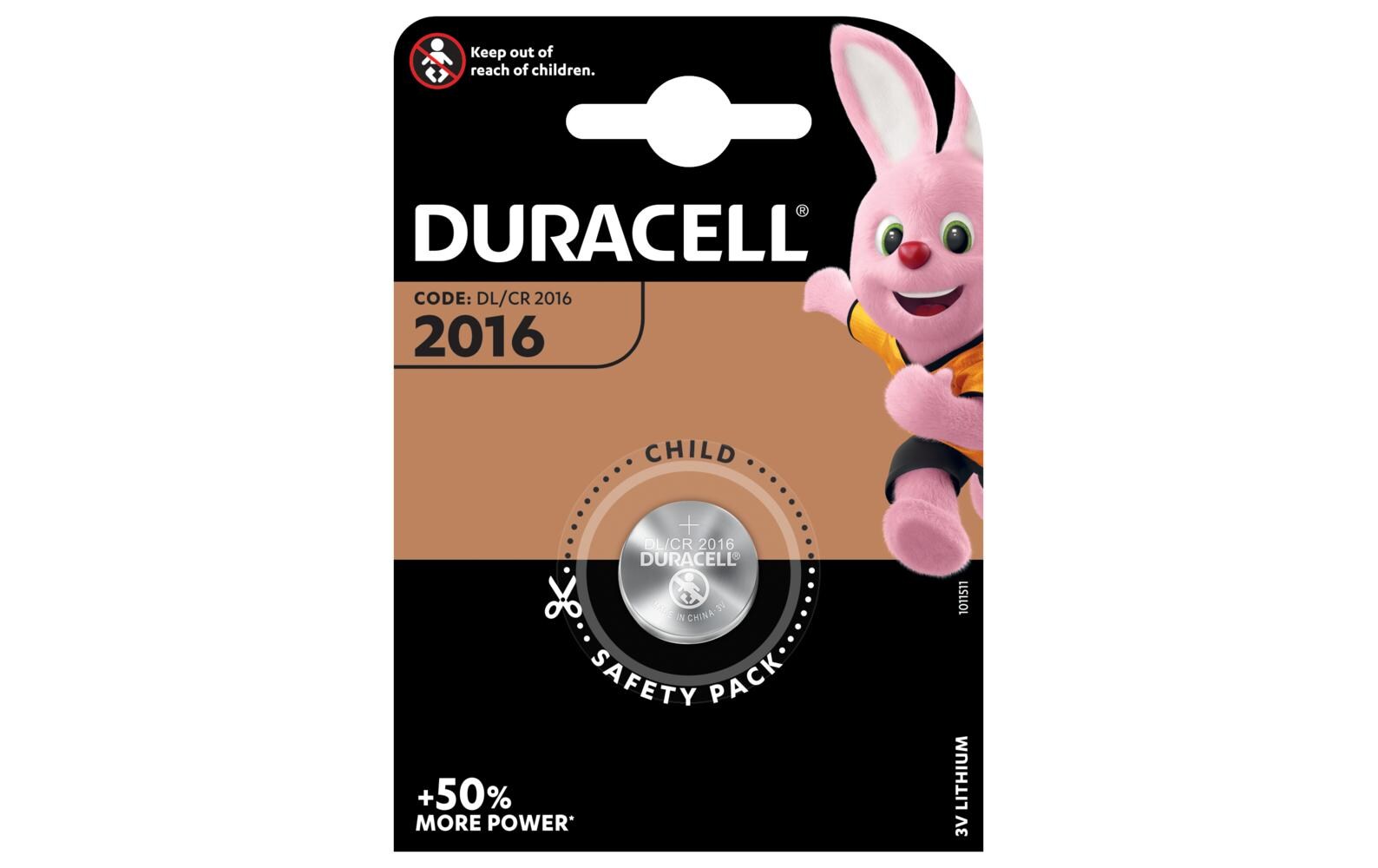 Knopfzelle Lithium CR2016 , 2 StückKnopfzelle, 2 Stück