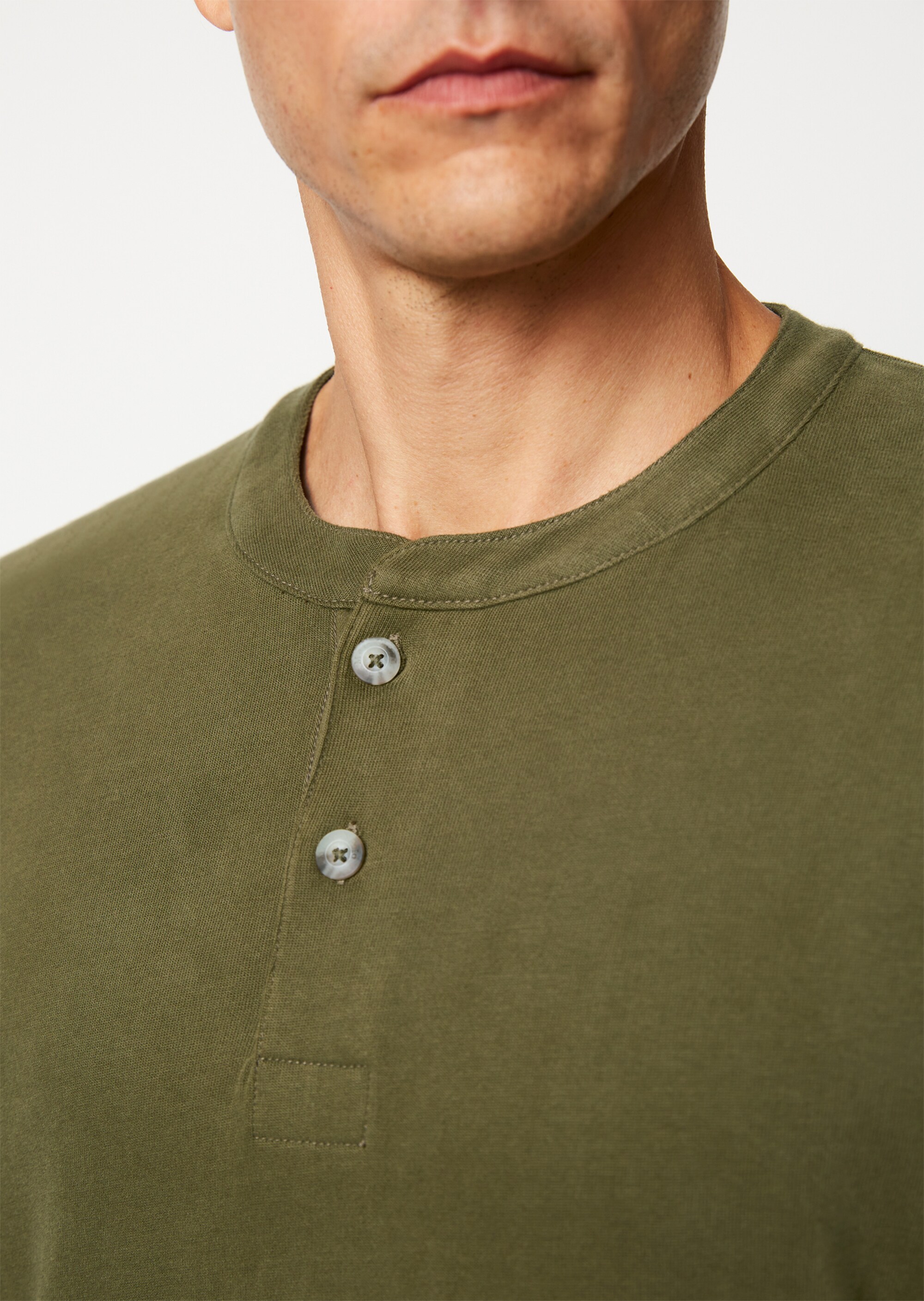 Serafino regular aus softem Heavy-Jersey
