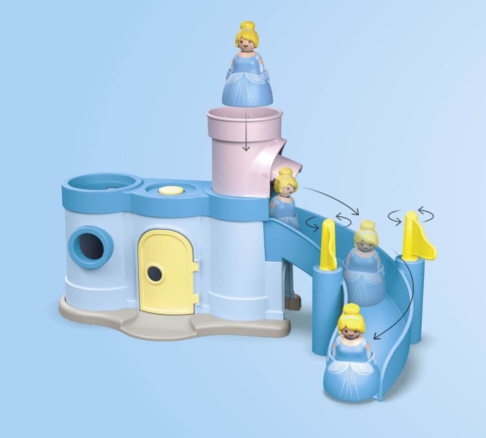 PLAYMOBIL 71457 1.2.3 & Disney: Cinderellas Schloss
