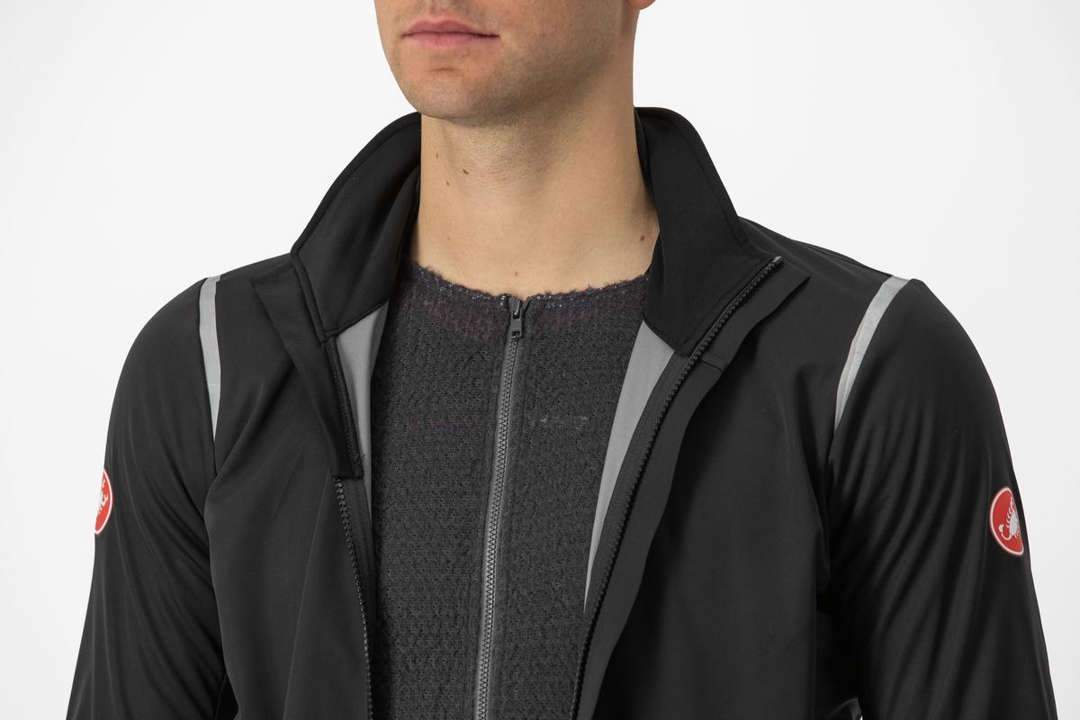Castelli Alpha Doppio RoS Vinterjakke Sort/Sølv