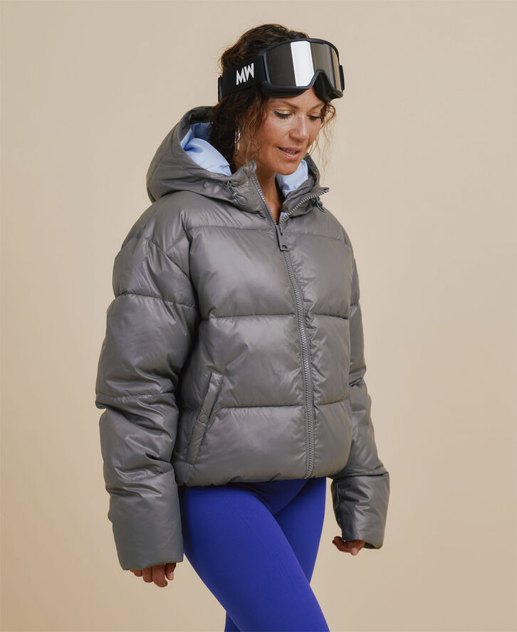 Cartel Copenhagen Polar Puffer Short - Slate Grå