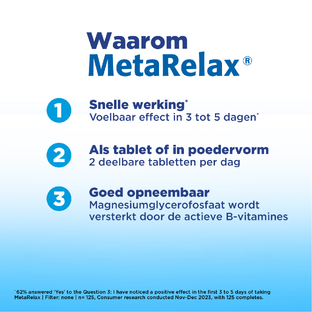 Metagenics MetaRelax Zakjes Citroen Smaak 20ZK