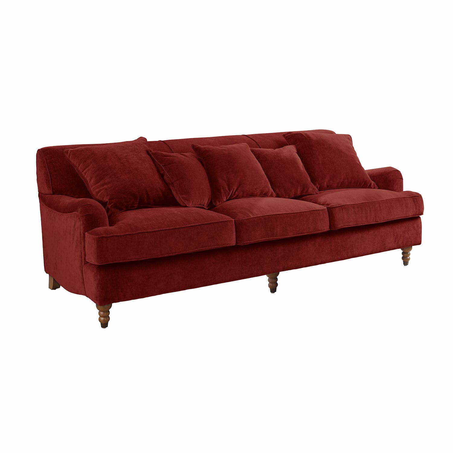 Sofa Isa 3-Sitzer | rostrot
