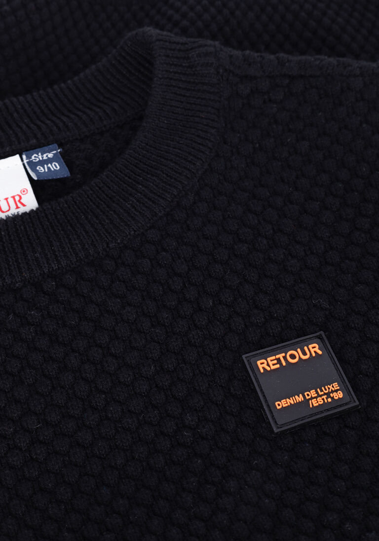 RETOUR zwarte retour sweater eric