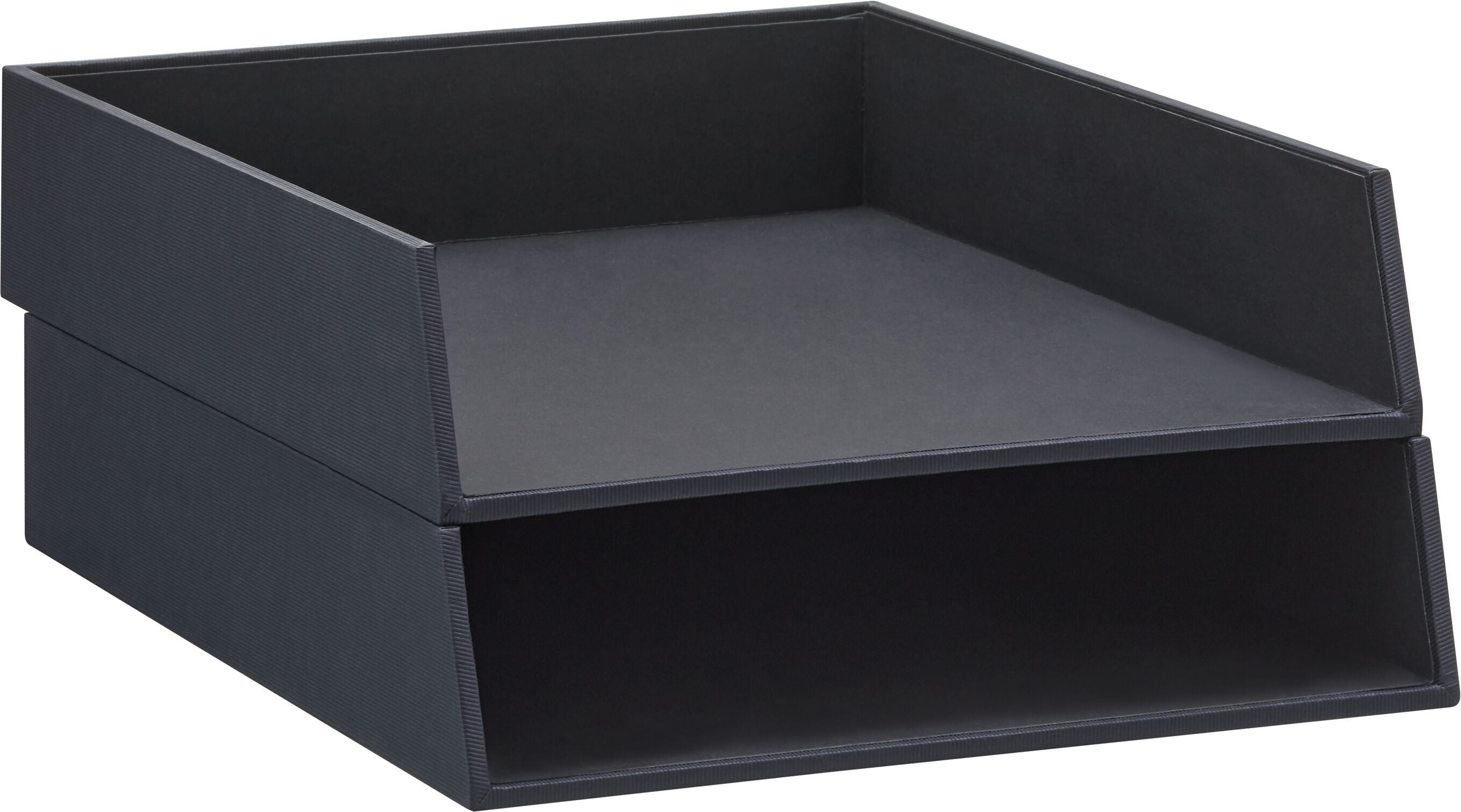 SOHO Papierablage - Schwarz / B: 26.0 cm x T: 31.5 cm x H: 6.0 cm