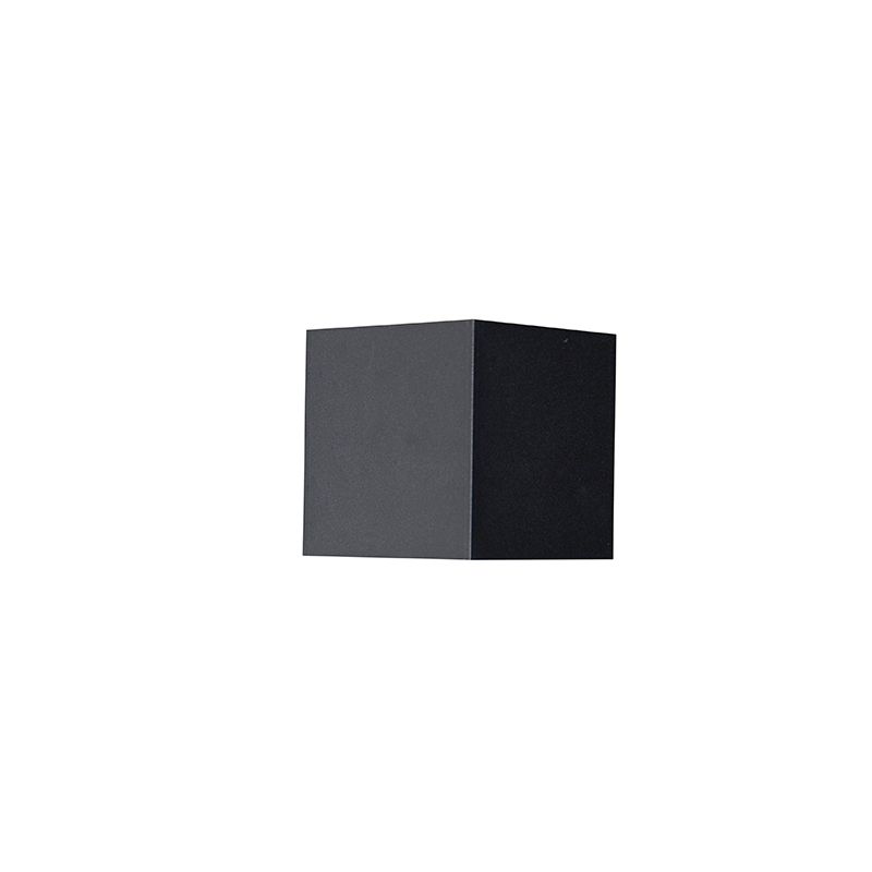 Buiten wandlamp zwart incl. LED 2-lichts IP54 - Edwin
