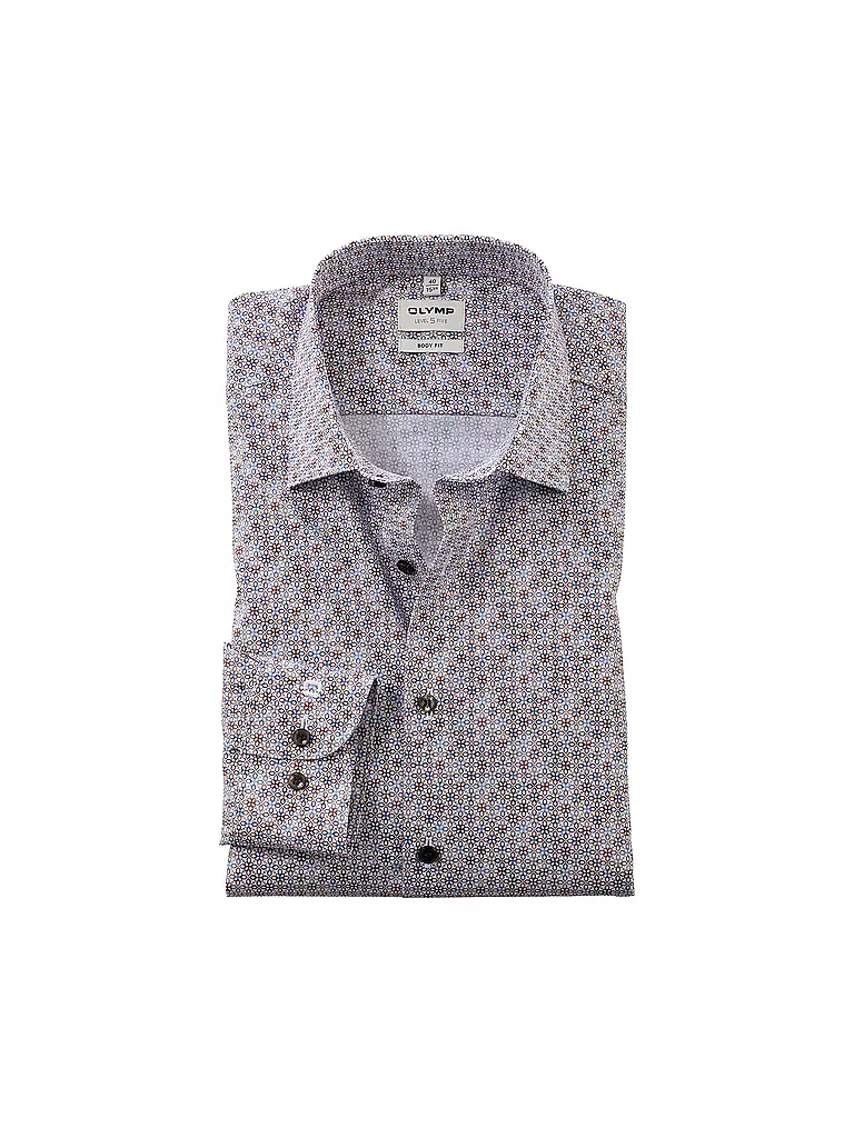 OLYMP LEVEL FIVE Hemd Slim Fit  braun