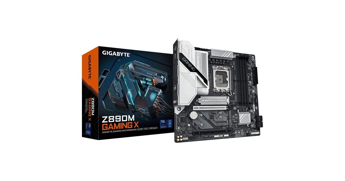 GIGABYTEZ890M GAMING X socket 1851 moederbord  (RAID, 2.5Gb-LAN, Sound, µATX)