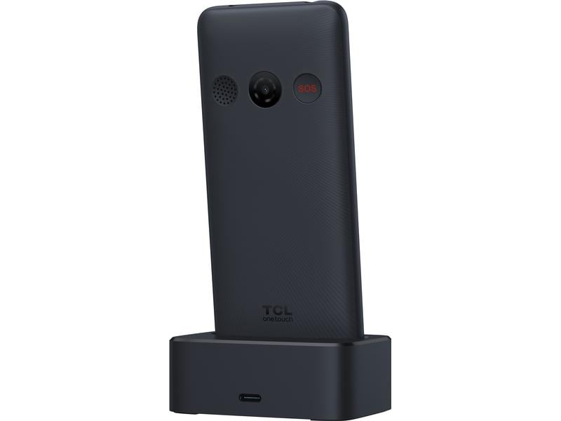 TCL 4042S 4G mit Cradle Kompaktes und robustes Mobiltelefon mit 2 Mpx-Kamera