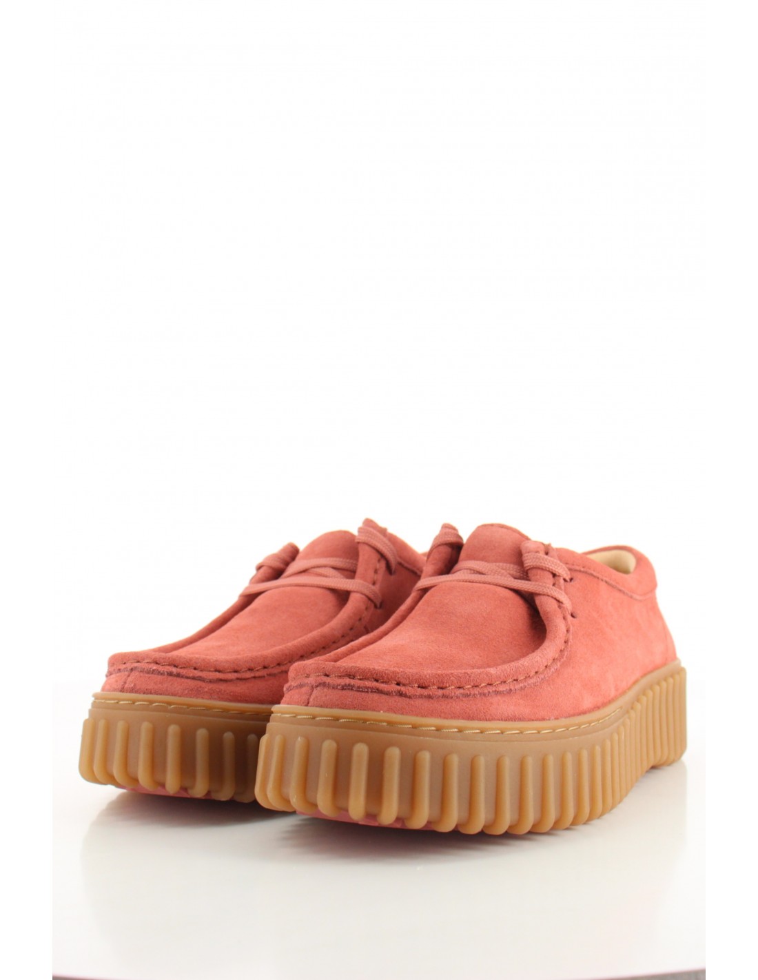 clarks Derby Femme Torhill Bee Dusty Rose Nubuck