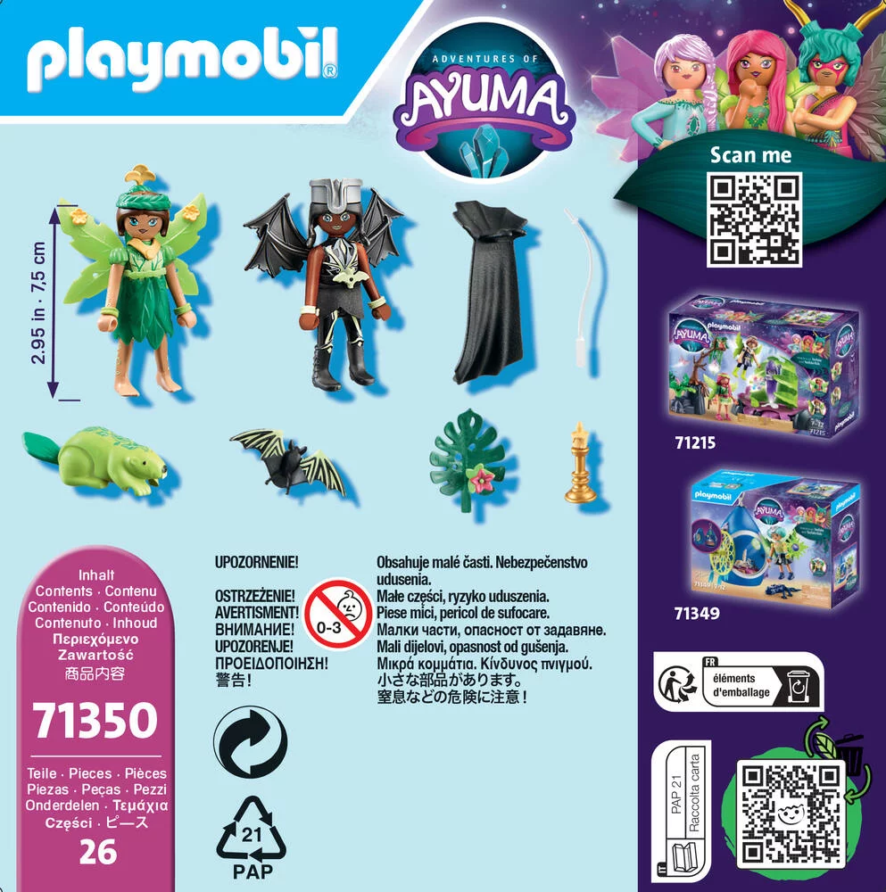 FEE DES BOIS ET CHAUVE SOURIS -71350