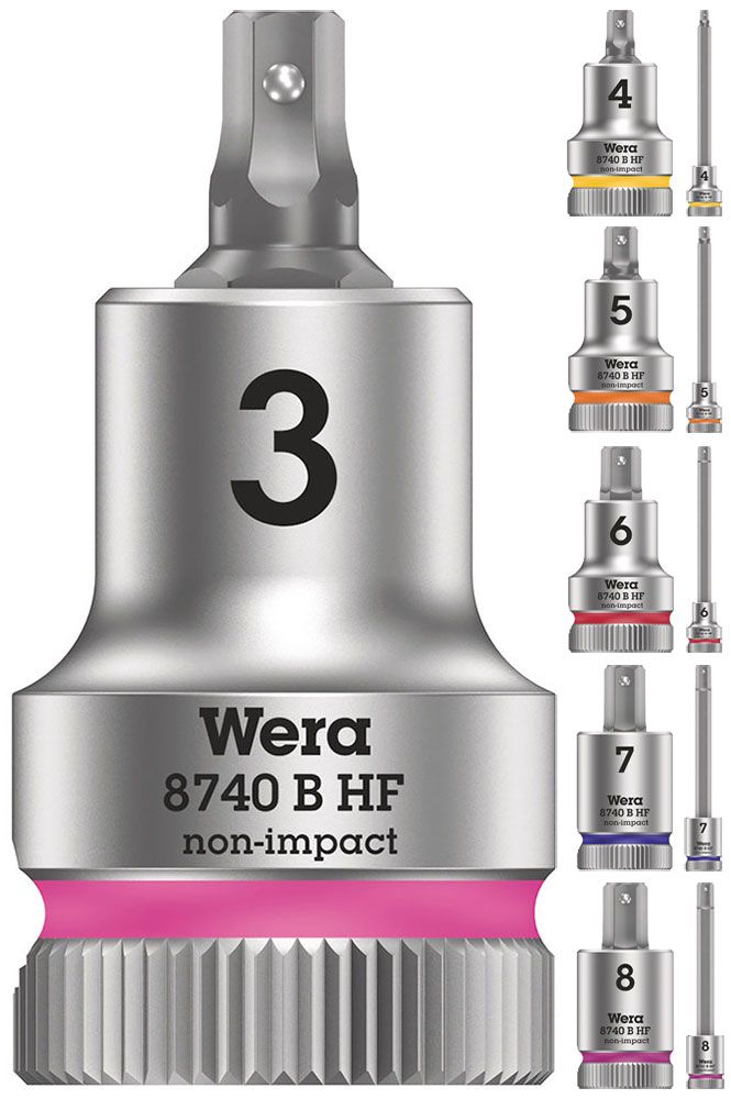 Wera 8740 B HF Zyklop Bitnuss mit 3/8