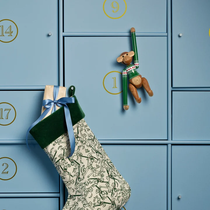 Kay Bojesen - Holz-Affe mini, grau