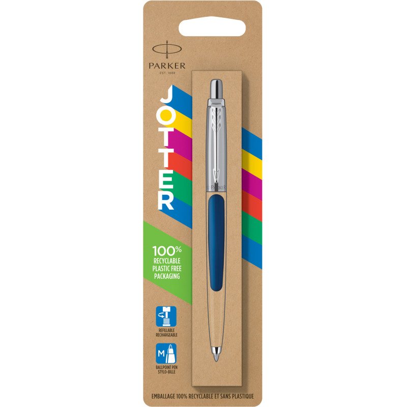 Stylo bille Parker Jotter Originals rétractable pointe moyenne 0,7 mm