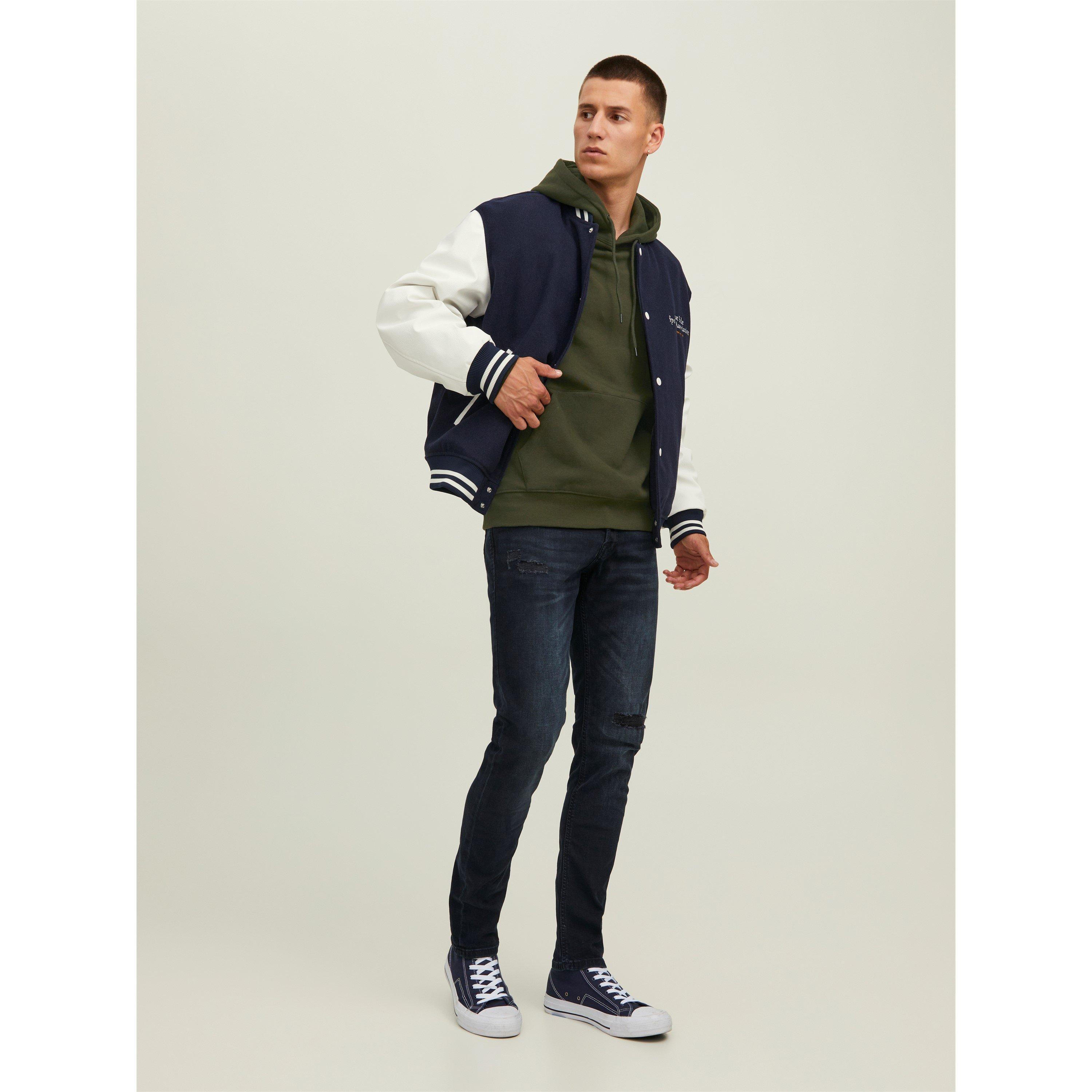 Jack and Jones Plain Hoodie Mens