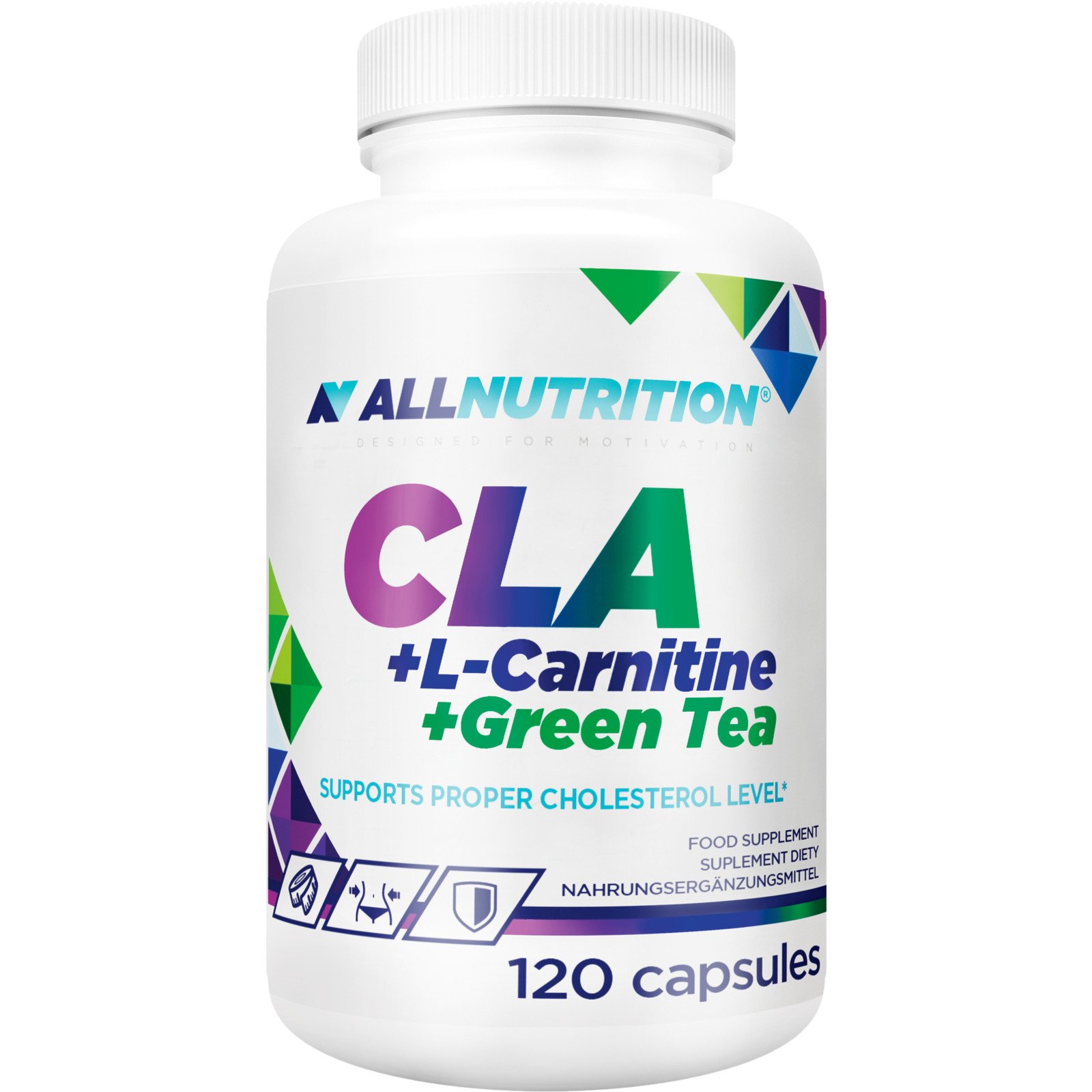 Allnutrition CLA + L-Carnitine + Green Tea 120 Kapseln