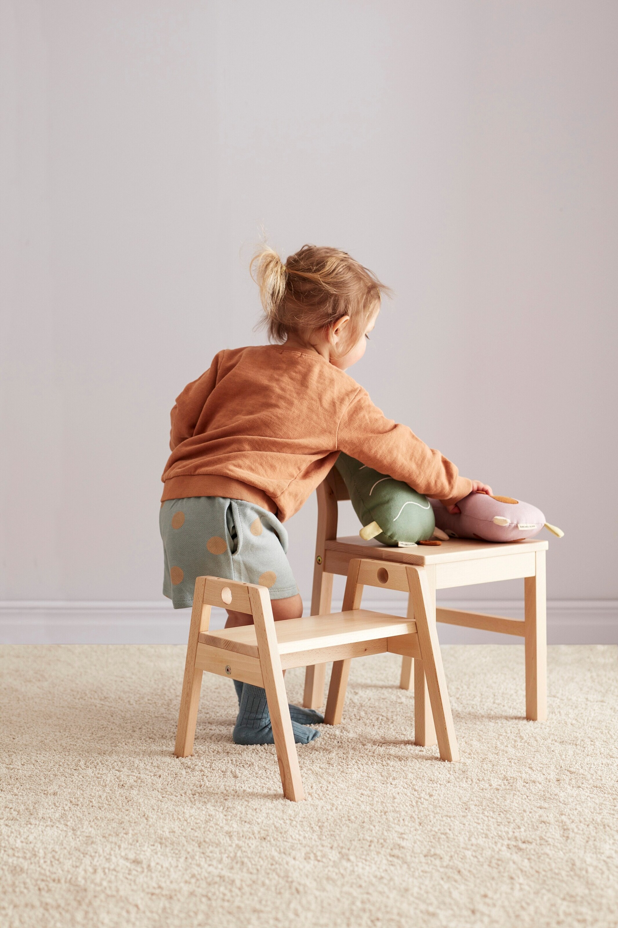 Kids Concept Hocker Saga natur