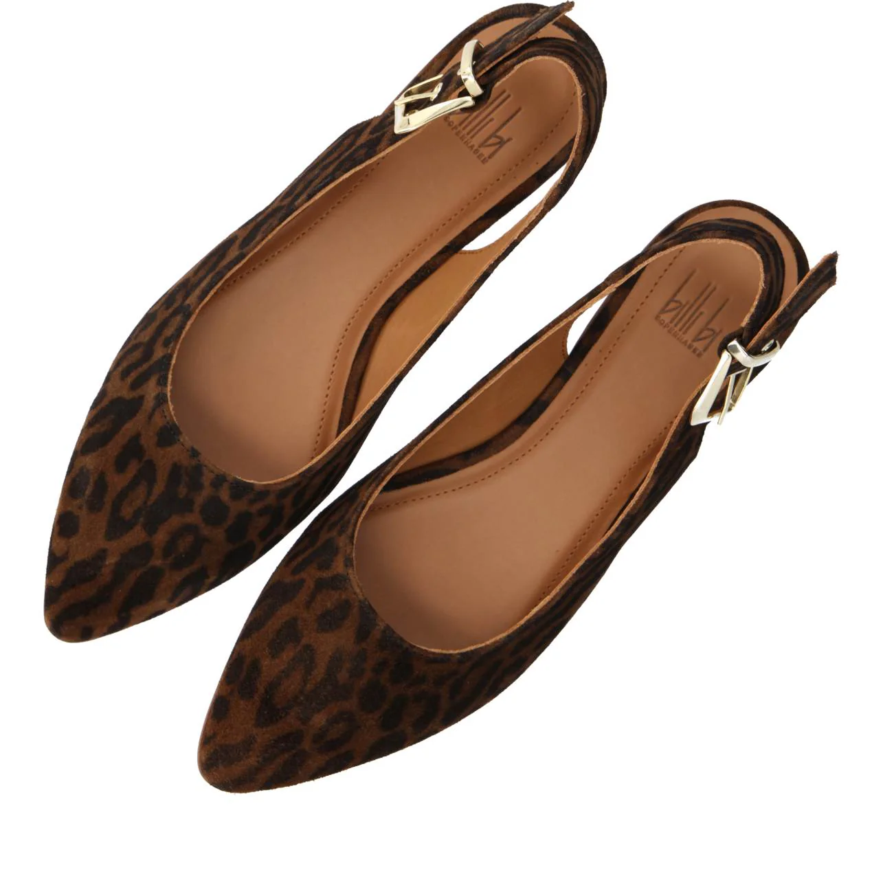 Billi Bi  A6302 ballerinasko - Leopardo Suede