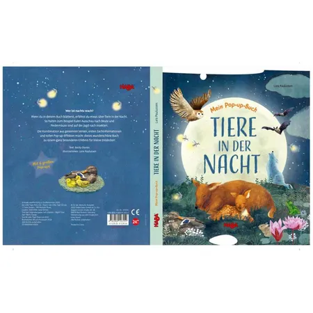 HABA 305836 Mein Pop-up-Buch Tiere in der Nacht