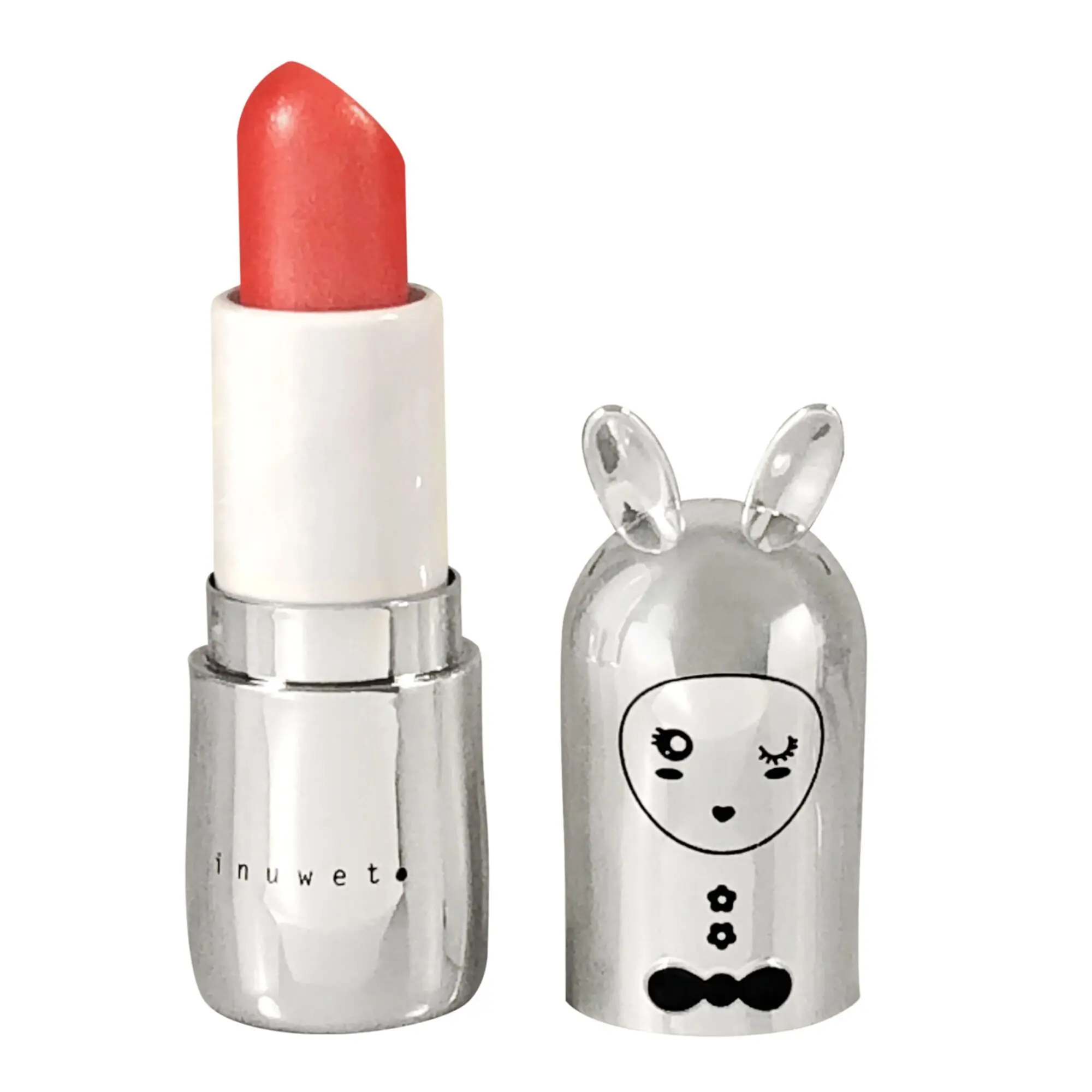 Inuwet - Baume à lèvres métal silver Coconut Baume à lèvres hydratant naturel- Contour des yeux et lèvres