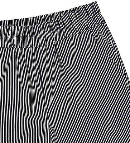 Müsli Hosen - Popeline Stripe - Spülung Cream/Nacht Blue