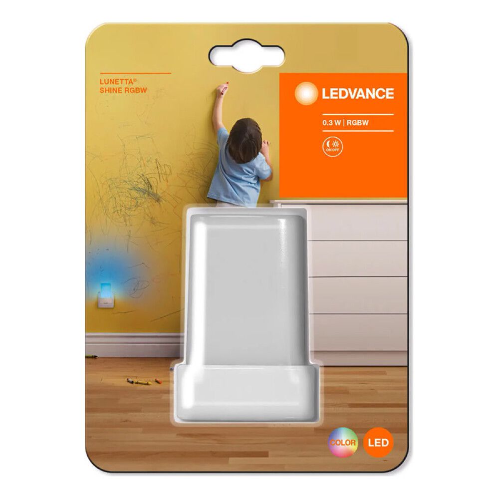 VEGGLAMPE LEDVANCE LUNETTA SHINE WHITE