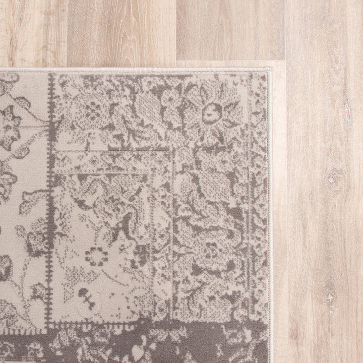 Patchwork vloerkleed - Miracle Grijs/Bruin | Hoge kwaliteit