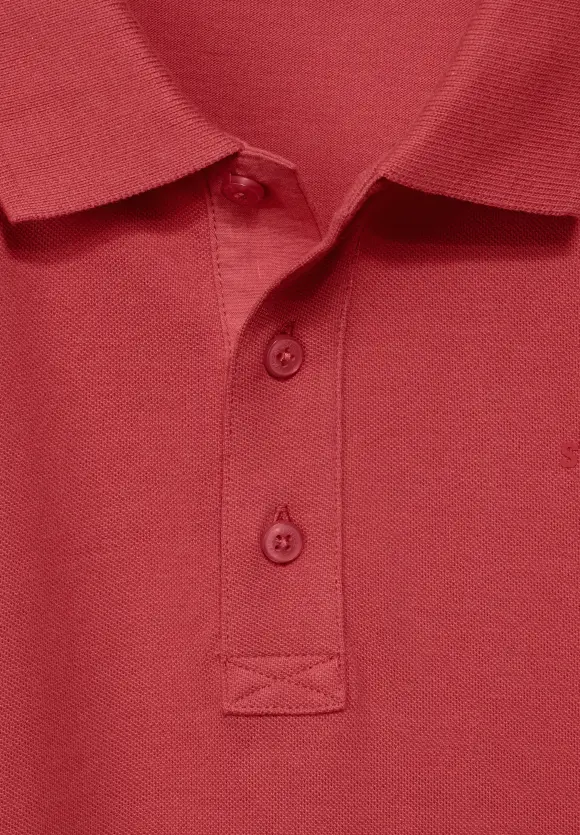 Piquée Poloshirt - lobster red