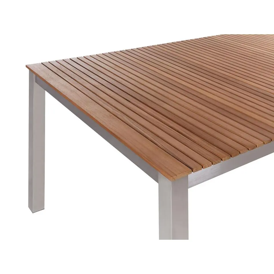 VIAREGGIO II - Tuintafel - Lichte houtkleur - 90 x 200 cm - Teakhout