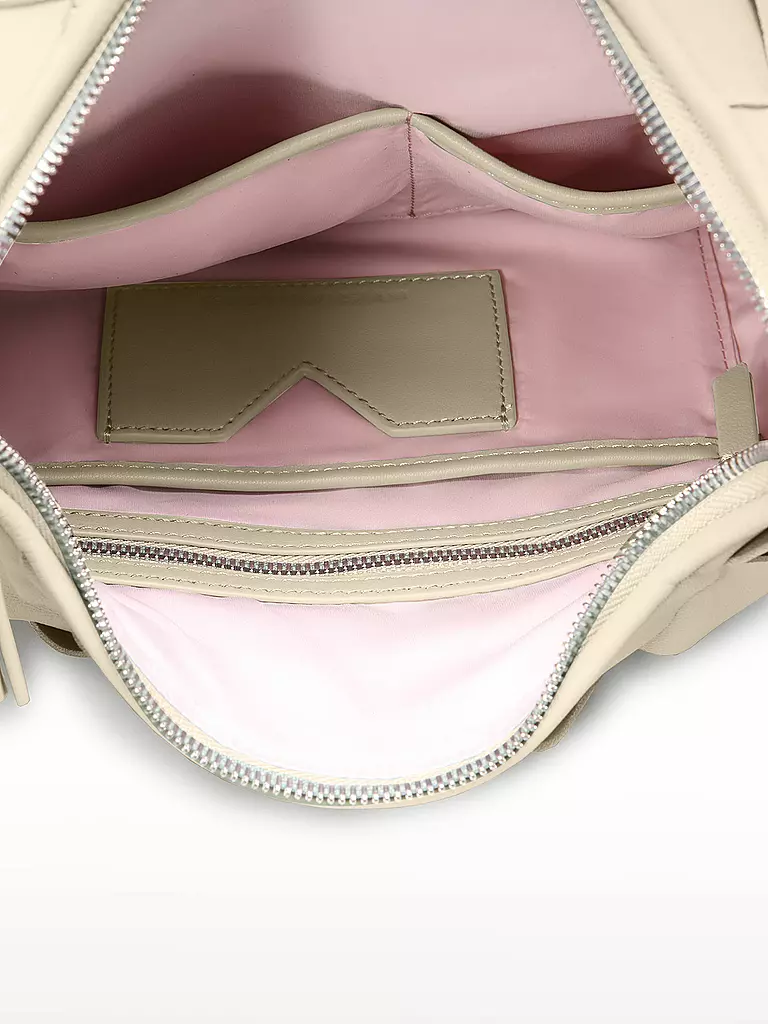 LES VISIONNAIRES Ledertasche - Hobo JADE WEAVE weiss