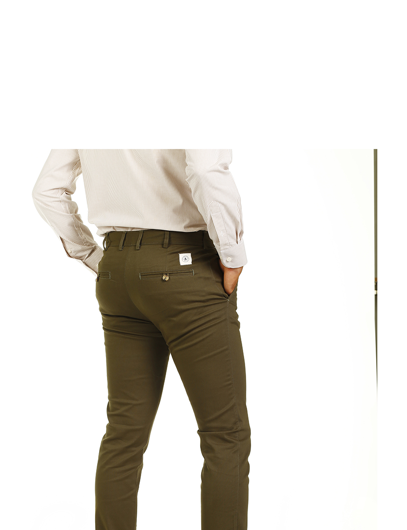 Men's Green Chino Pants