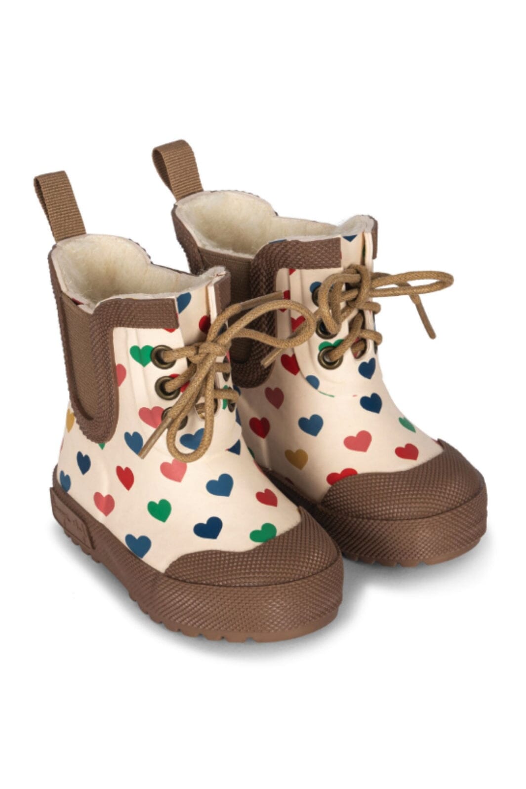 Konges Sløjd Thermo Boots Print coeur colore