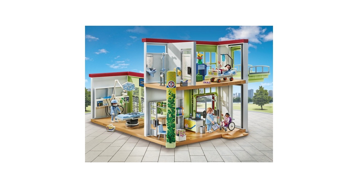 PLAYMOBILAction Heroes - Modern ziekenhuis  Constructiespeelgoed  (71615)