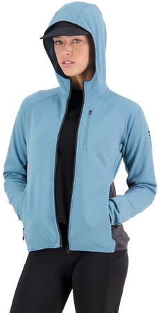 APPROACH Damen-Merino-Kapuzenjacke  ash blueshale  S