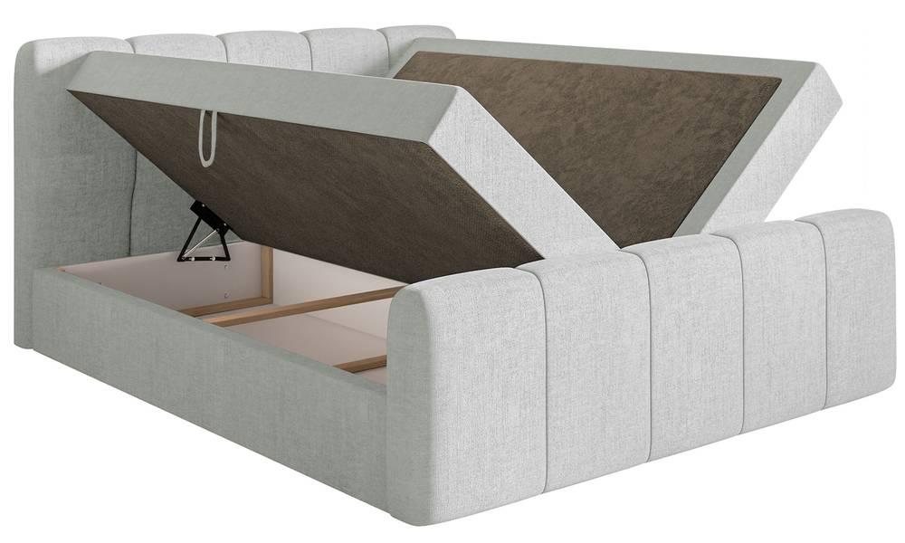 NADUVI Collection Boxspring Chloe 200x200 chenille met opbergruimte