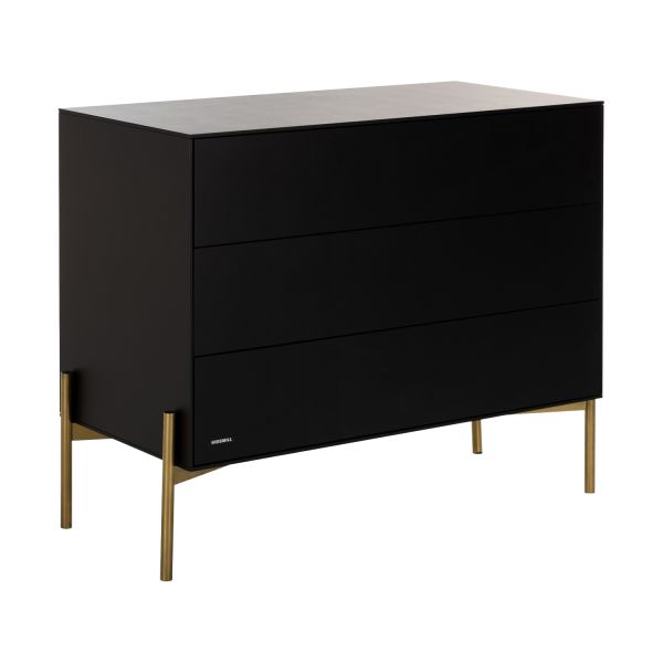 Kidsmill Boutique Commode Zwart / Brass