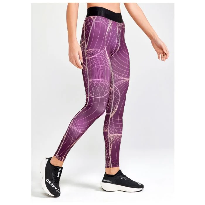 Craft Dame Lange tights Core Essence Tights Rød