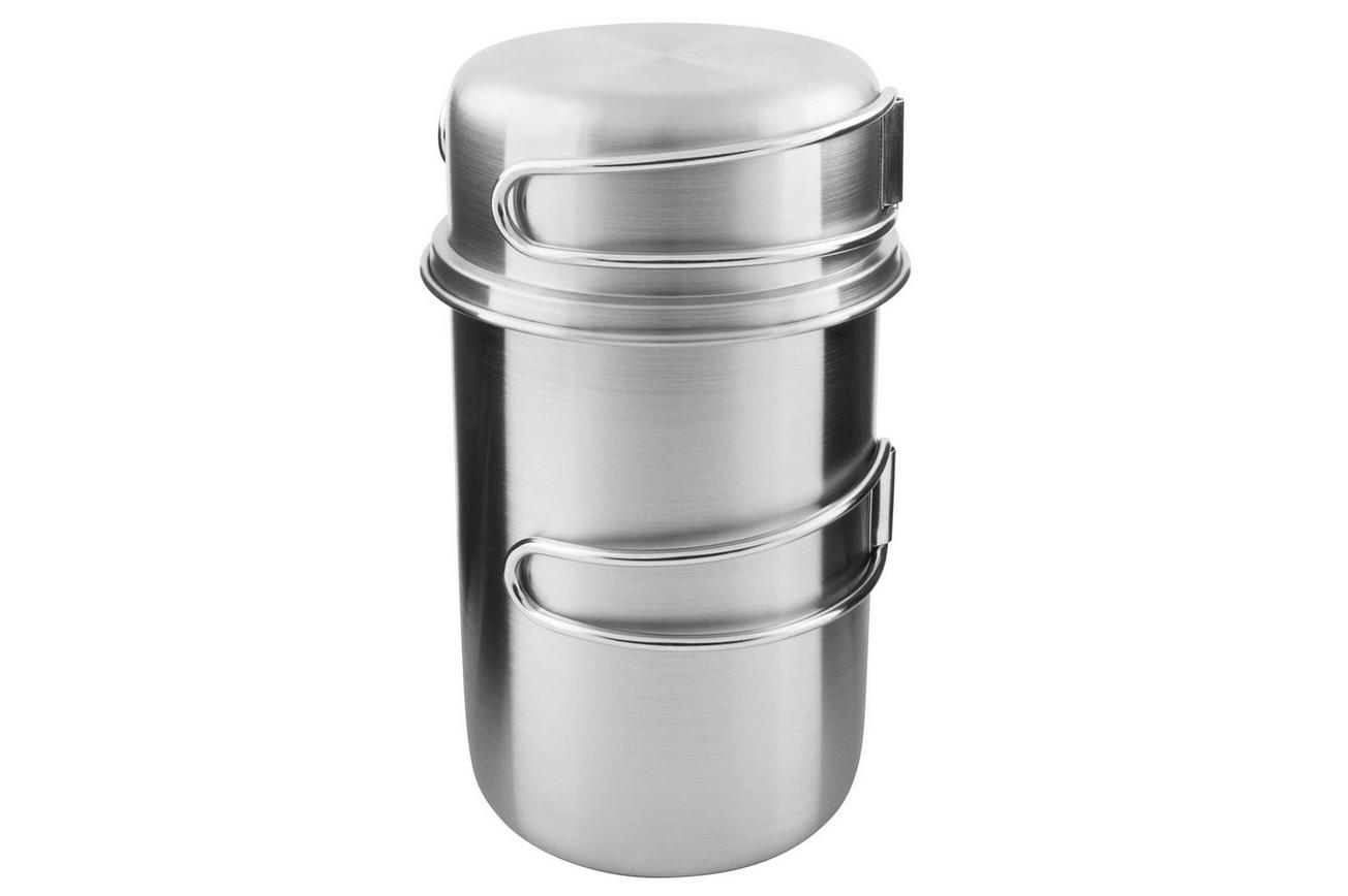 Tatonka Handle Mug 850 Set 4174-000 Stainless, drinkbeker met deksel