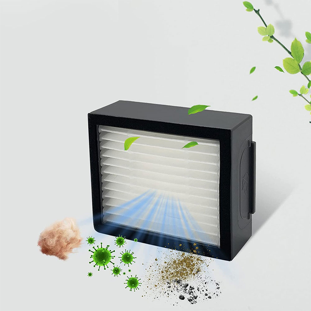 (16-tlg. Set) Ersatz Seiten Bürsten / Hepa Filter / Staub Beutel Reinigungs Werkzeug Kit für iRobot Roomba Staubsauger Roboter