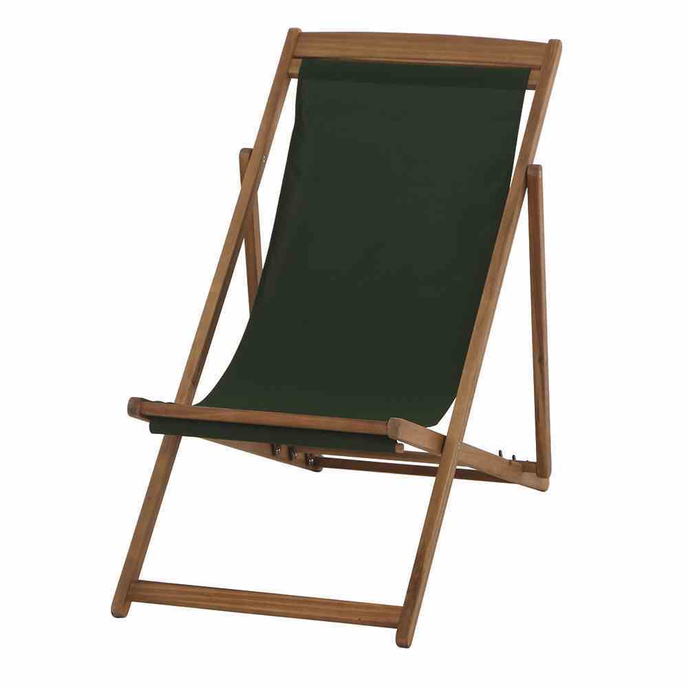 Beachliege AVIRO - natur-grün - klappbar