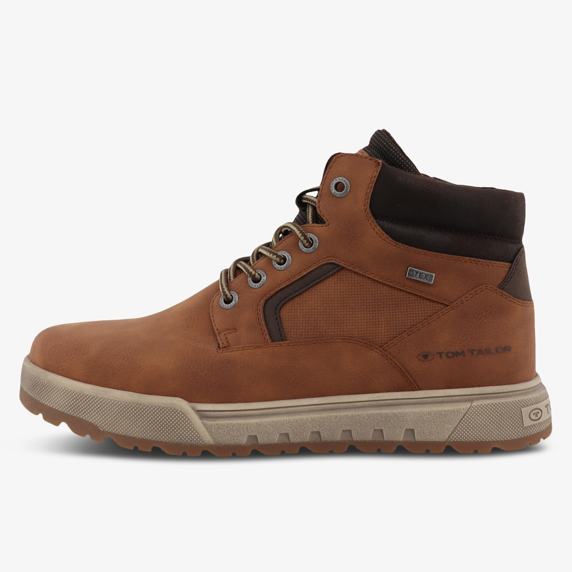 TOM TAILOR Herren Boots cognac