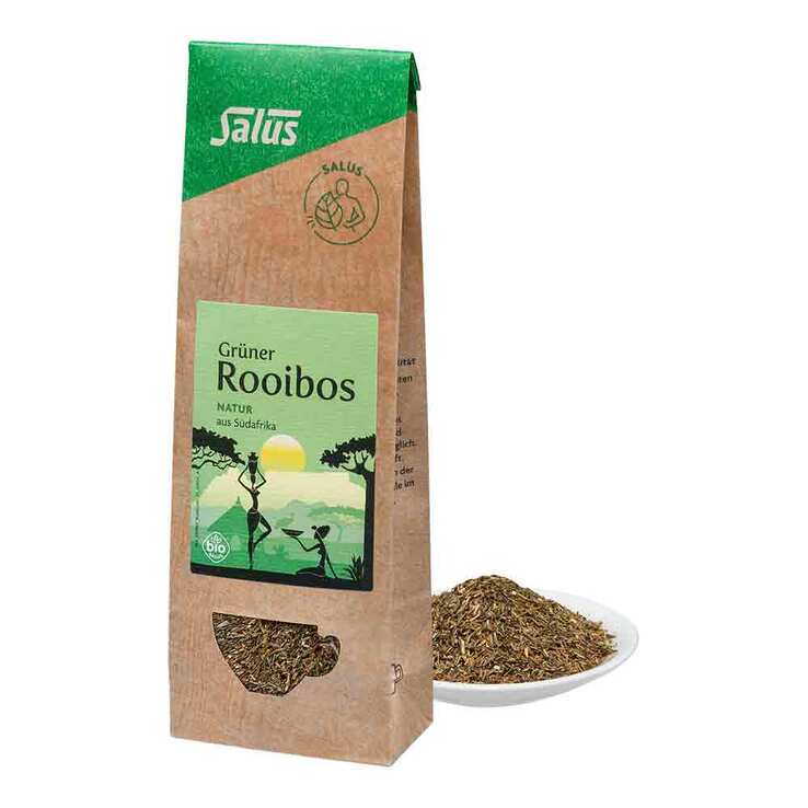 Grüner Rooibostee Natur Kräutertee bio Salus, 75 g