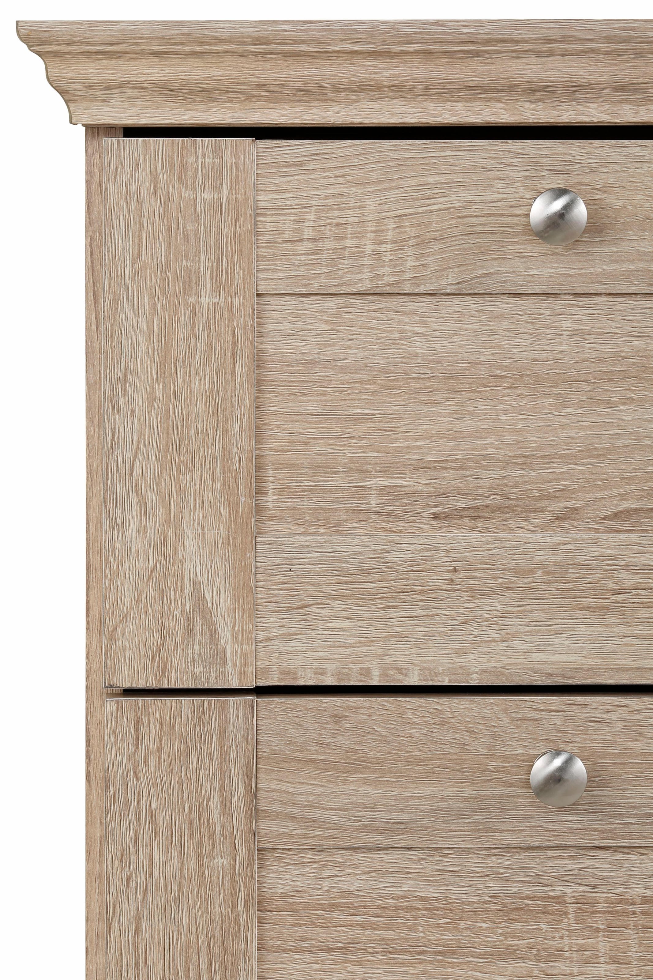 Home affaire Schubkastenkommode »Binz« mit schönen Metallgriffen, 3 Schubladen, Breite 75 cm