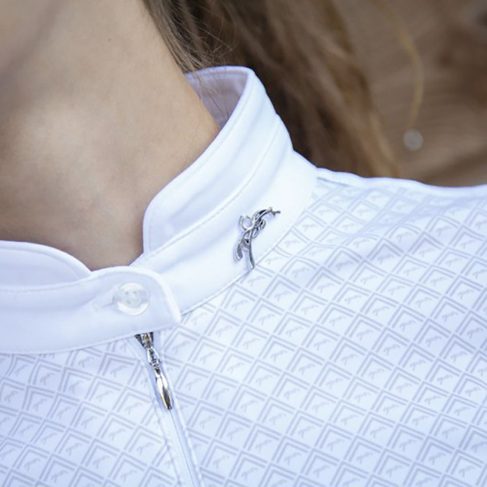 Pénélope SEVILLE - Polo de concours Femme blanc